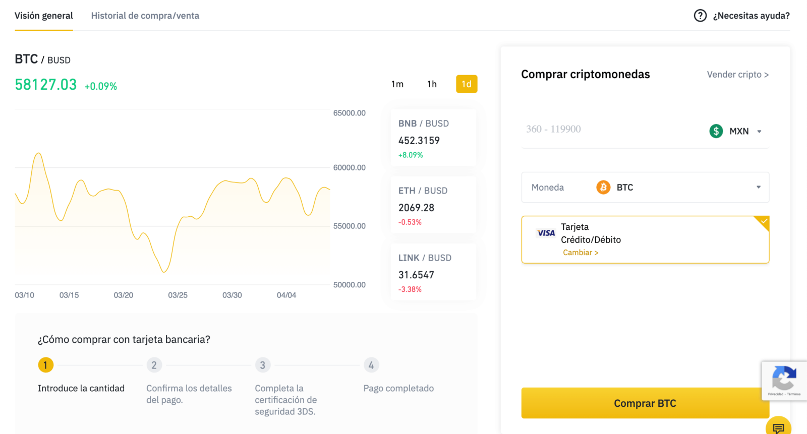 BINANCE México - Como funciona, Depositar y Comprar en pesos